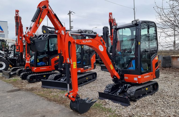 Miniexcavatoare Kubota: o investitie stabila pentru antreprenorii din industria constructiilor